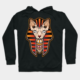 Sphynx Cat Egyptian. Pharaonic Meow Hoodie